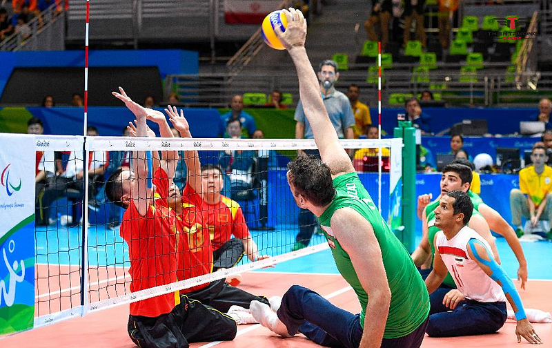 Chiều cao lưới bóng chuyền tiêu chuẩn FIVB 4 chiều cao lưới bóng chuyền ngồi