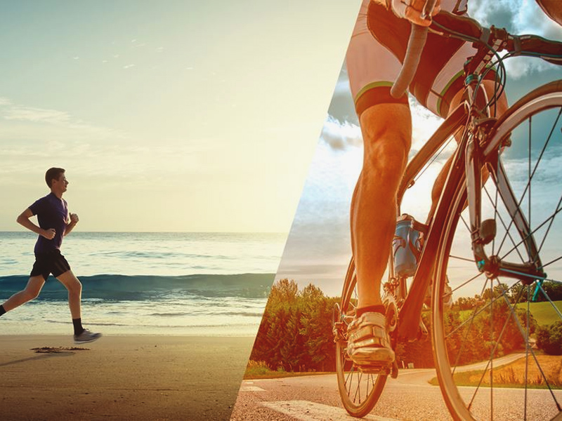đạp xe hay chạy bộ tốt hơn cho sức khoẻ