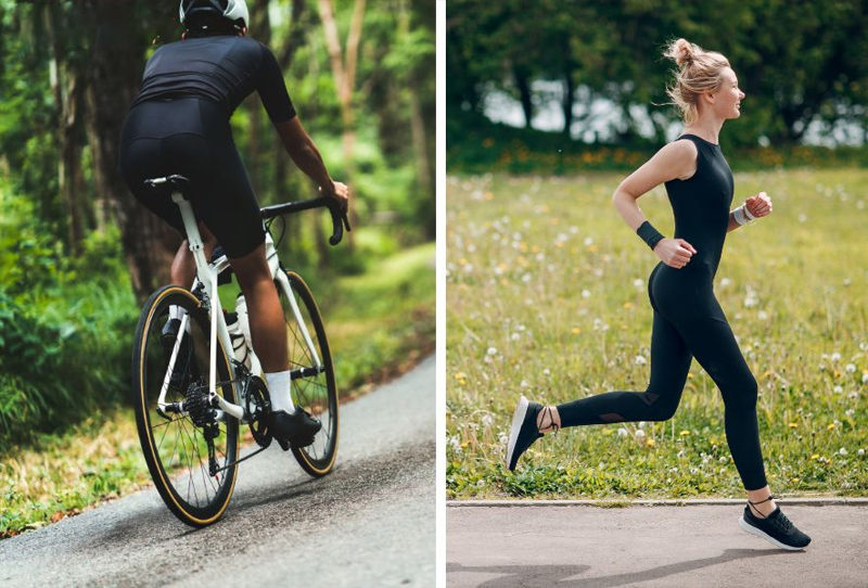 Đạp xe và đi bộ 