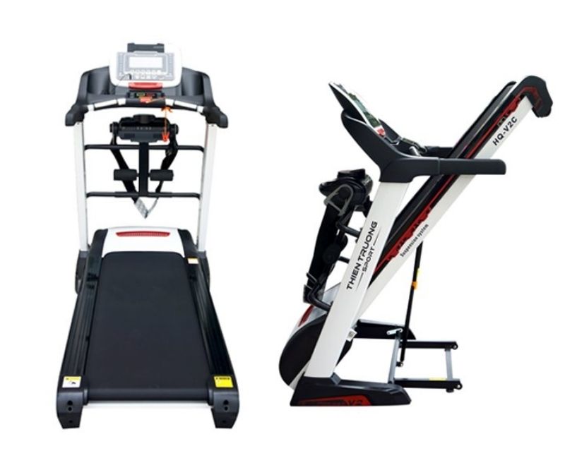 máy chạy bộ tại nhà có thể gấp gọn và bánh xe di chuyển