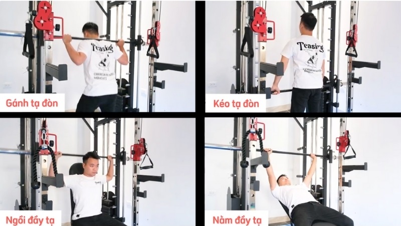 Xác định rõ mục tiêu tập luyện khi mua giàn tạ đa năng