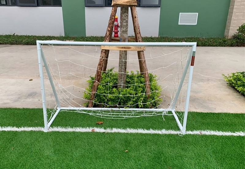 Hình ảnh thực tế khung thành bóng đá phân phối bởi Thiên Trường