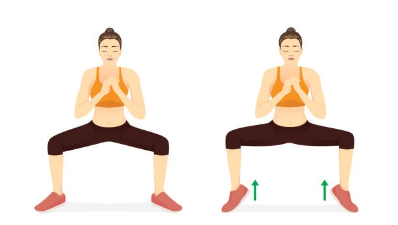Hướng dẫn các bài Sumo Squat đốt mỡ tăng cơ mông đùi 5 Sumo Squat