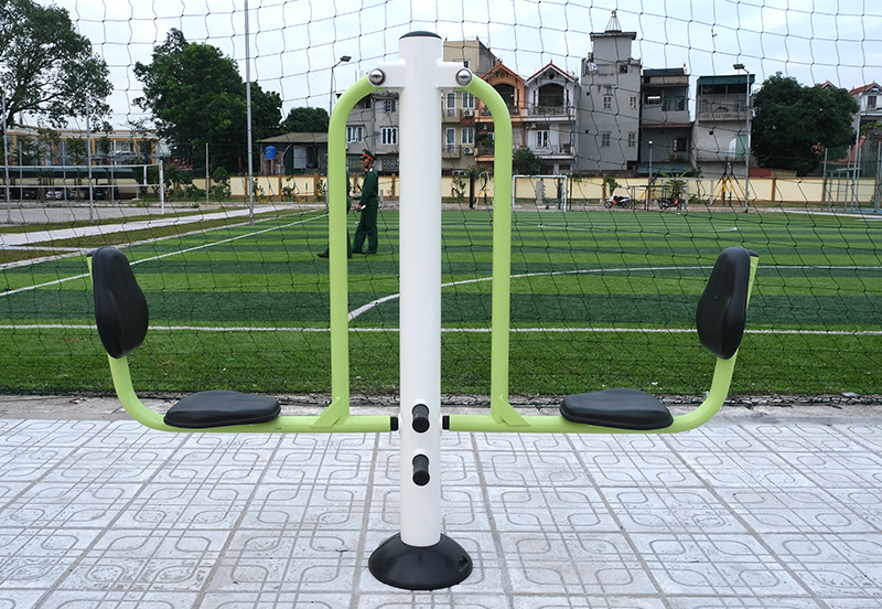 Thi công thiết bị thể thao ngoài trời tại Trung tâm 186 Đa Tốn Hà Nội 3 Đạp chân đôi TT009