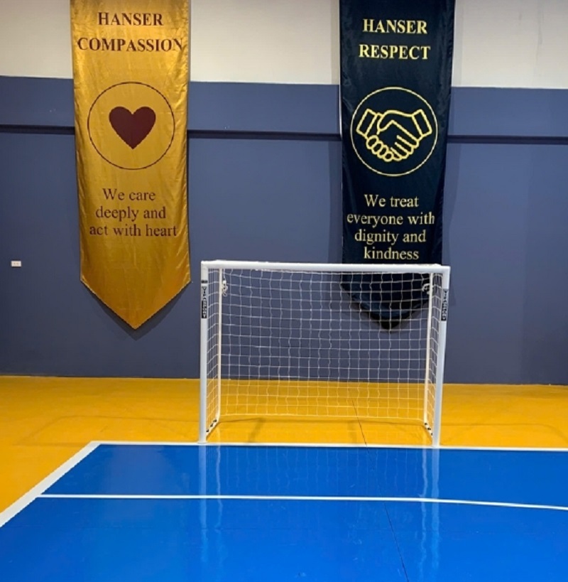 Hình ảnh thực tế khung thành bóng đá phân phối bởi Thiên Trường 