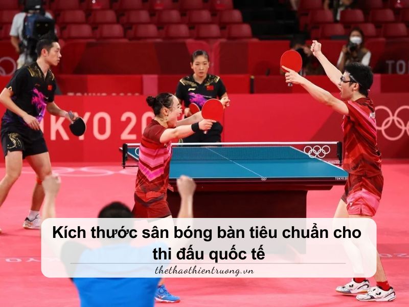 Kích thước sân bóng bàn tiêu chuẩn cho thi đấu quốc tế 10 kích thước sân bóng bàn