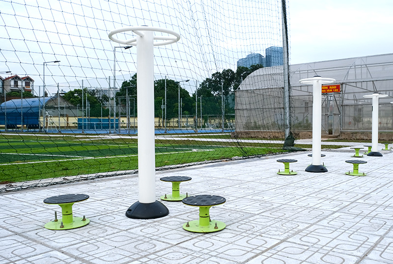 Thi công thiết bị thể thao ngoài trời tại Trung tâm 186 Đa Tốn Hà Nội 9 Máy tập xoay eo