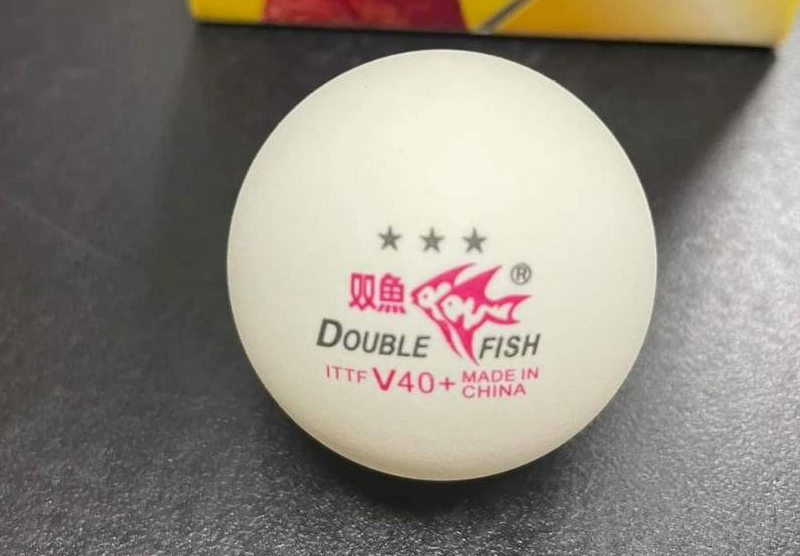 Top 3 quả bóng bàn giá rẻ phù hợp cho tập luyện 4 Quả bóng bàn Double Fish V40+ 3 Sao
