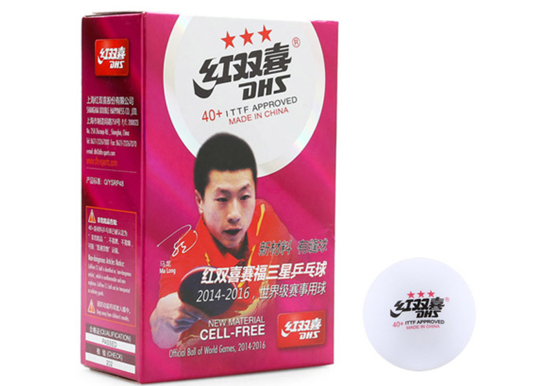 Top 3 quả bóng bàn giá rẻ phù hợp cho tập luyện 2 Quả bóng bàn DHS 3 Sao 40+
