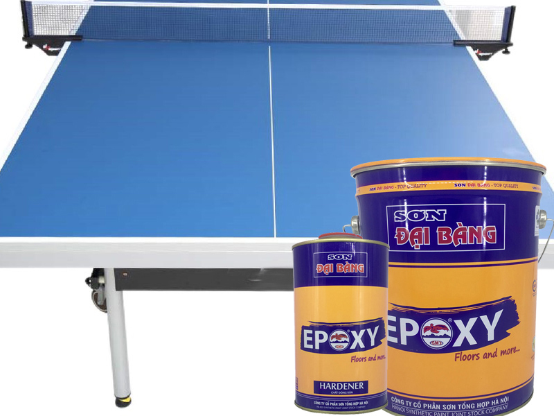 Sơn chống loá cho mặt bàn bóng bàn