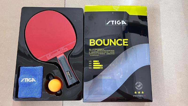 Hình ảnh thực tế vợt bóng bàn Stiga 3 sao