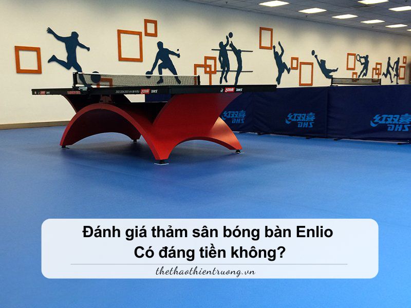 Đánh giá thảm sân bóng bàn Enlio. Có đáng tiền không? 2 thảm sân bóng bàn Enlio