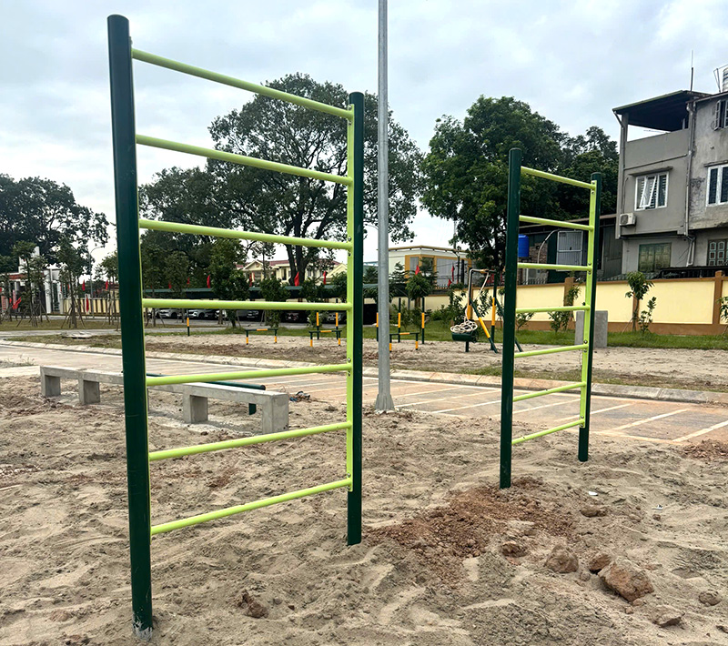 Thi công thiết bị thể thao ngoài trời tại Trung tâm 186 Đa Tốn Hà Nội 4 Thang tập thể dục