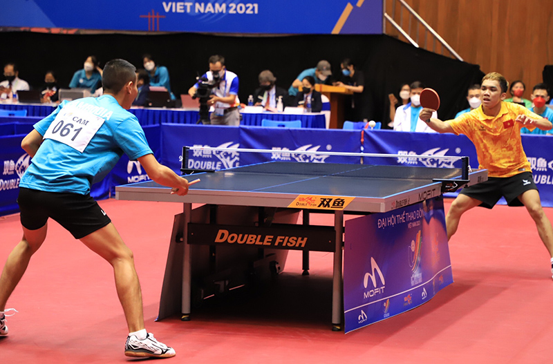 Bàn bóng bàn thi đấu Double Fish