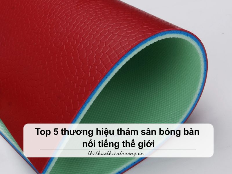 thương hiệu thảm sân bóng bàn
