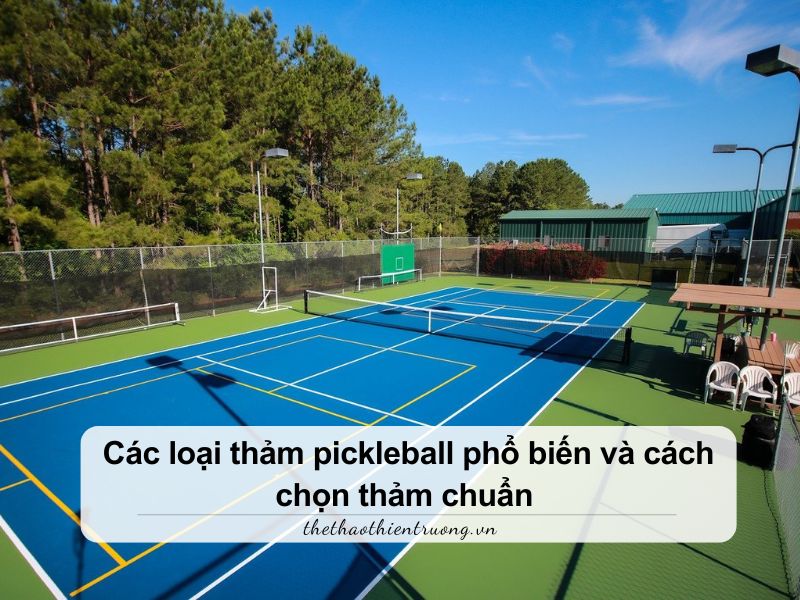 các loại thảm pickleball