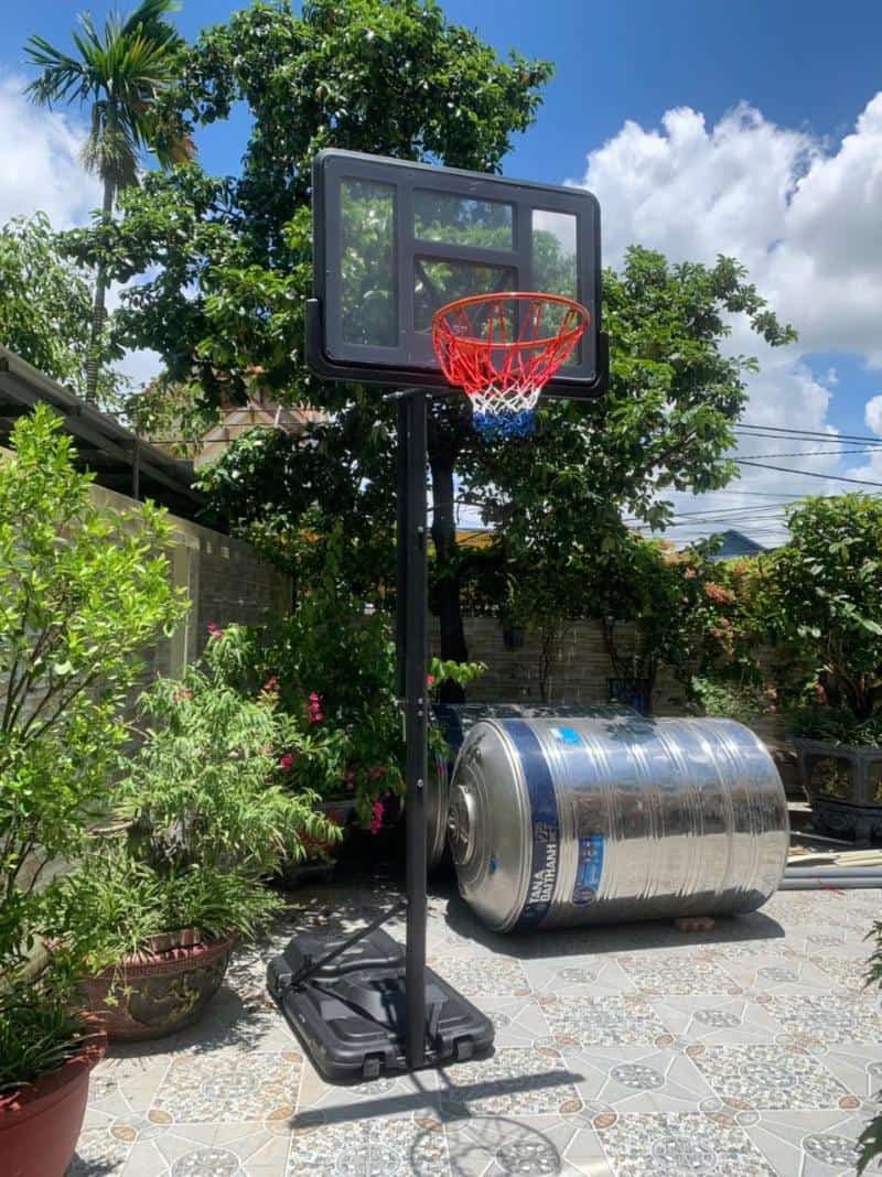 Trụ bóng rổ di động điều chỉnh chiều cao linh hoạt