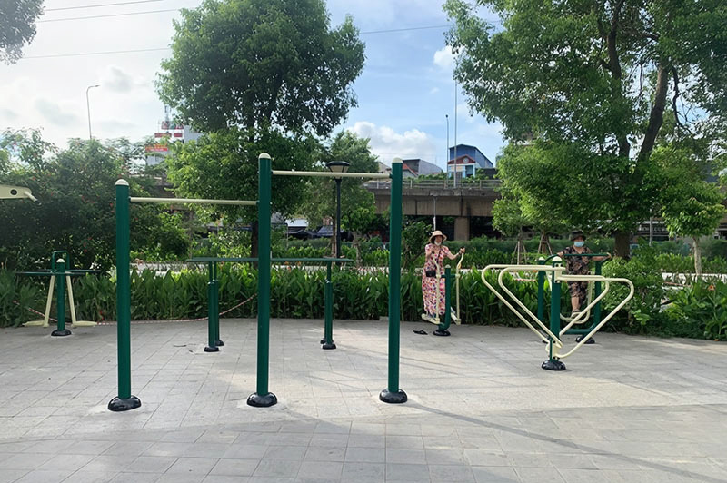 Dự án lắp đặt dụng cụ ngoài trời thể thao HQ 
