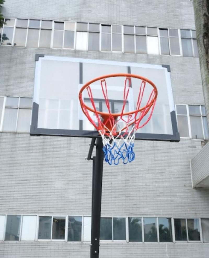 Khung vành bóng rổ và vị trí gắn trực tiếp lên bảng rổ hoặc gắn vào tưởng để bóng đi qua