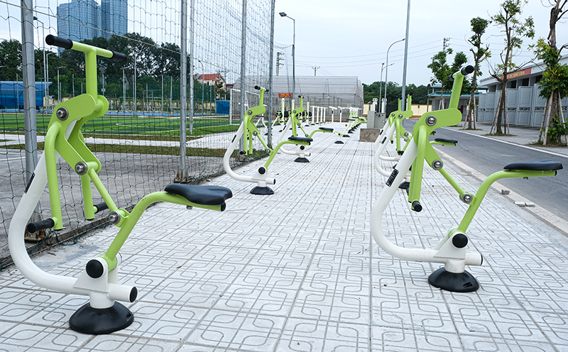 Lắp đặt thiết bị thể thao ngoài trời tại Trung Tâm 186