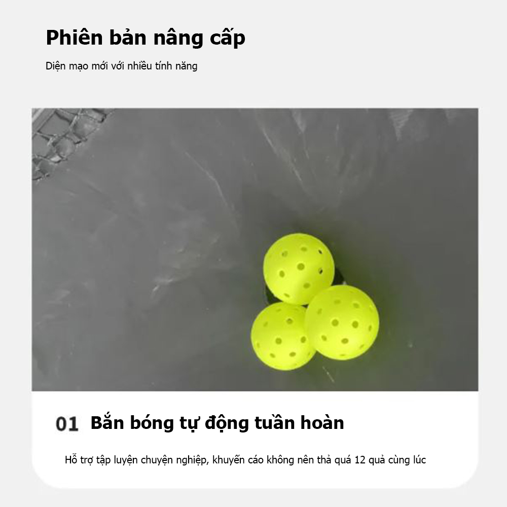 máy bắn bóng pickleball leadwise phiên bản nâng cấp