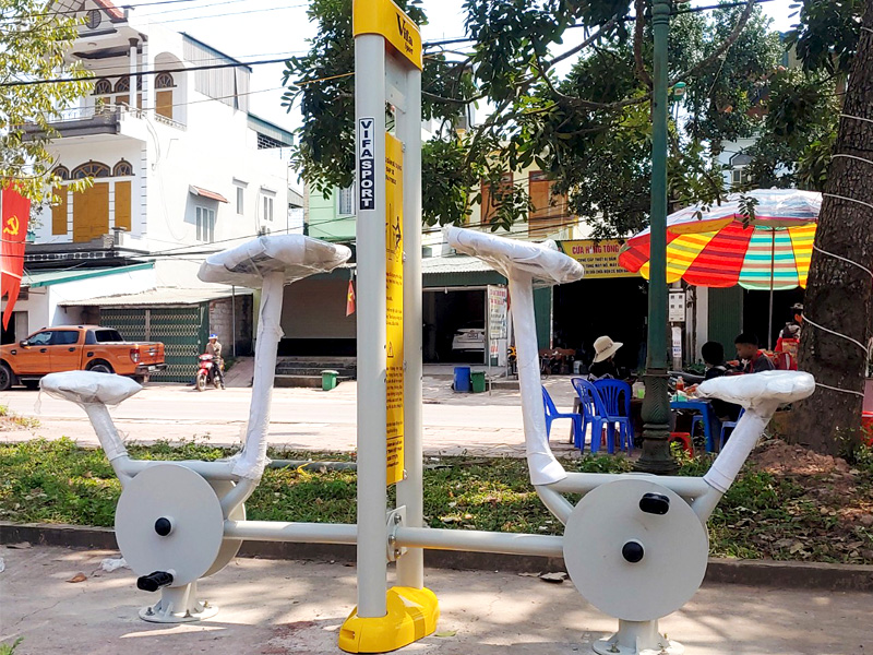 Máy tập công viên Vifa trụ đôi 