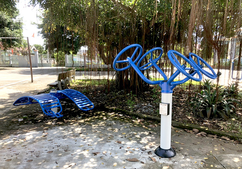 Máy tập Vifa được lắp đặt phổ biến tại công viên
