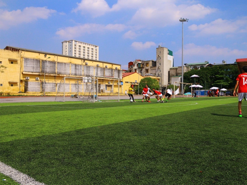 Top 10 sân bóng gần đây đang cho thuê tại Hà Nội đáng tiền nhất 4 Sân bóng Học viện An Ninh Nhân Dân