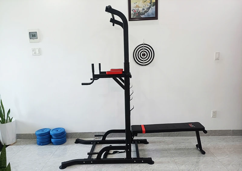 Hình ảnh thực tế ghế tạ đơn đa năng T058