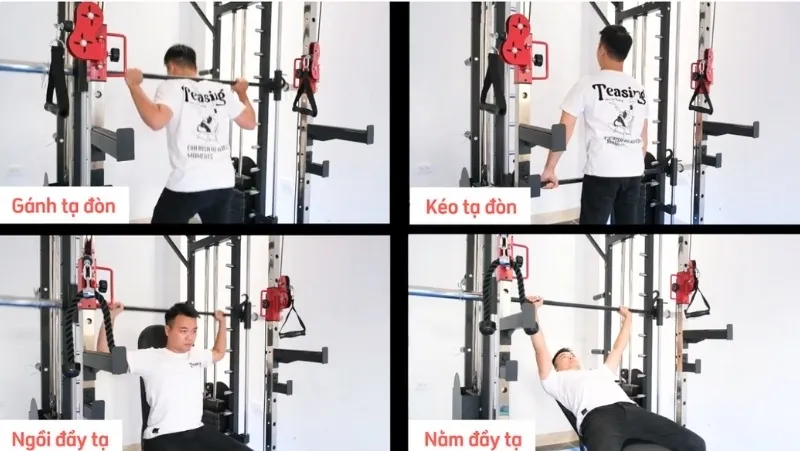 Xác định rõ mục tiêu tập luyện khi mua giàn tạ đa năng