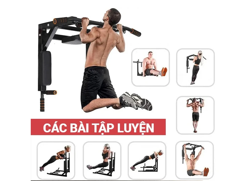 Các bài tập luyên đơn giản với xà đơn xà kép