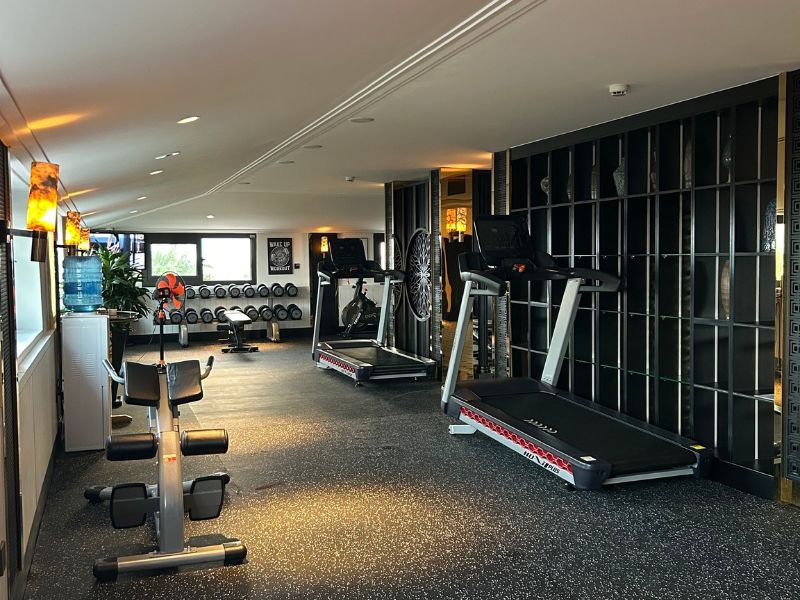 Dự án lắp đặt thiết bị tập gym cho khu nghỉ dưỡng Nesta Hội An 2 Phòng gym khu nghỉ dưỡng Nesta Hội An