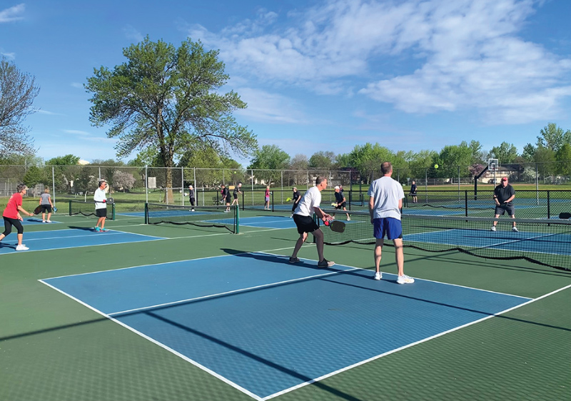 Thảm sân pickleball ngoài trời 