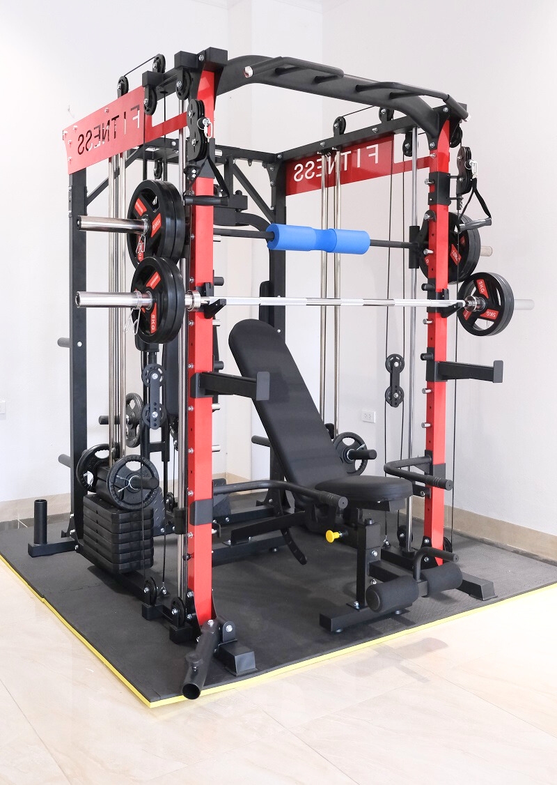 Top 3 mẫu giàn tạ đa năng chuyên nghiệp trong các phòng gym 4 Top 3 mẫu giàn tạ đa năng chuyên nghiệp trong các phòng gym