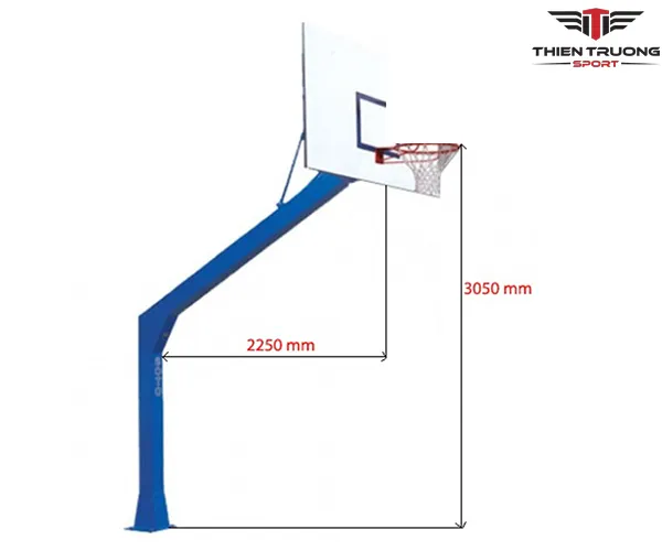 Trụ bóng rổ cố định BS 8890 Vifa