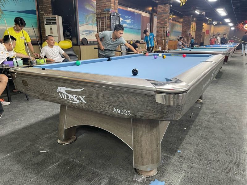 Top 6 thương hiệu bàn bida tốt chất lượng đáng tiền 1 bàn bida Aileex