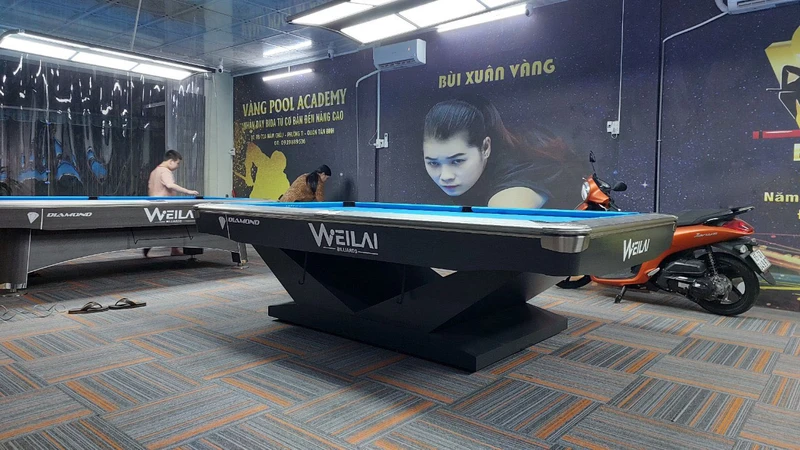 Top 6 thương hiệu bàn bida tốt chất lượng đáng tiền 2 bàn bida Weilai