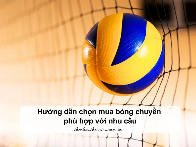 hướng dẫn chọn mua bóng chuyền