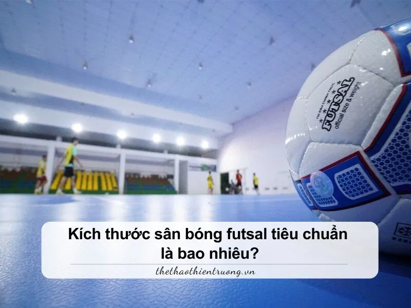 Kích thước sân bóng futsal tiêu chuẩn