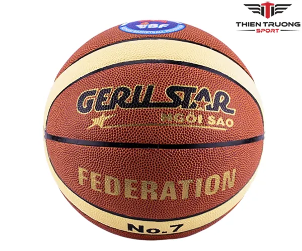 Quả bóng rổ Geru da PU số 7 Federation