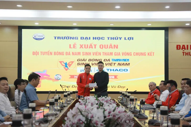 thể thao thiên trường tài trợ bóng đá sinh viên thủy lợi1