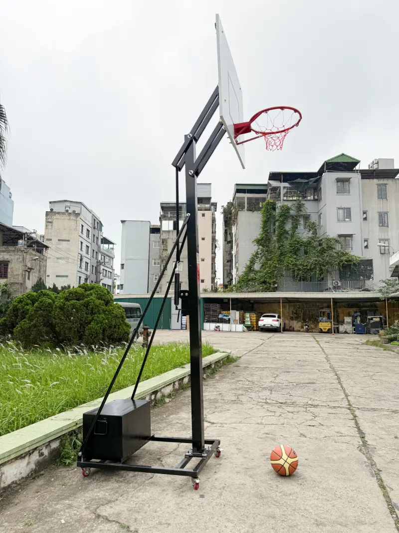 Trụ bóng rổ di động TT 110 11 Đơn vị bán trụ bóng rổ di động TT 110 uy tín