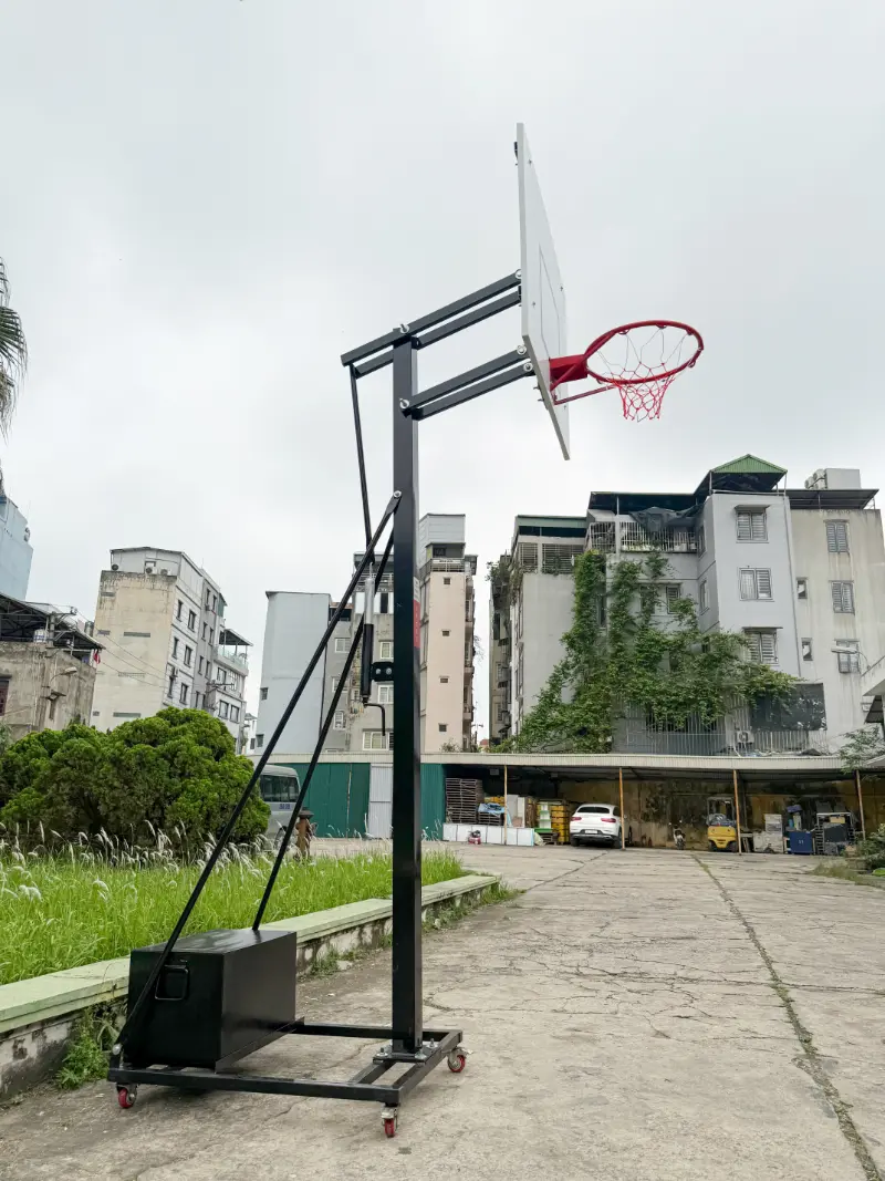 Trụ bóng rổ di động TT 110 8 Khung trụ bóng rổ di động TT 110