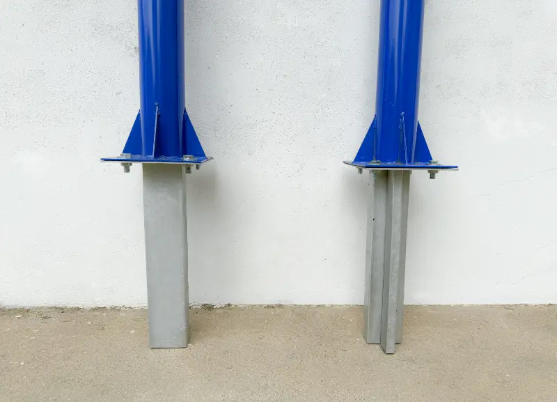 Cấu tạo của trụ bóng chuyền cố định TG 90