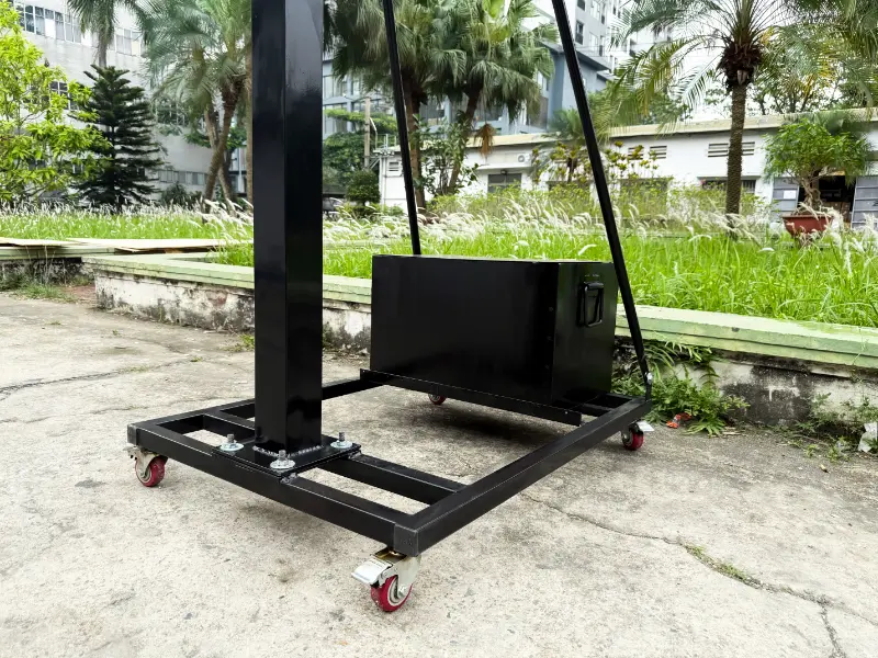 Trụ bóng rổ di động TT 110 9 Đặc điểm nổi bật của trụ bóng rổ TT 110