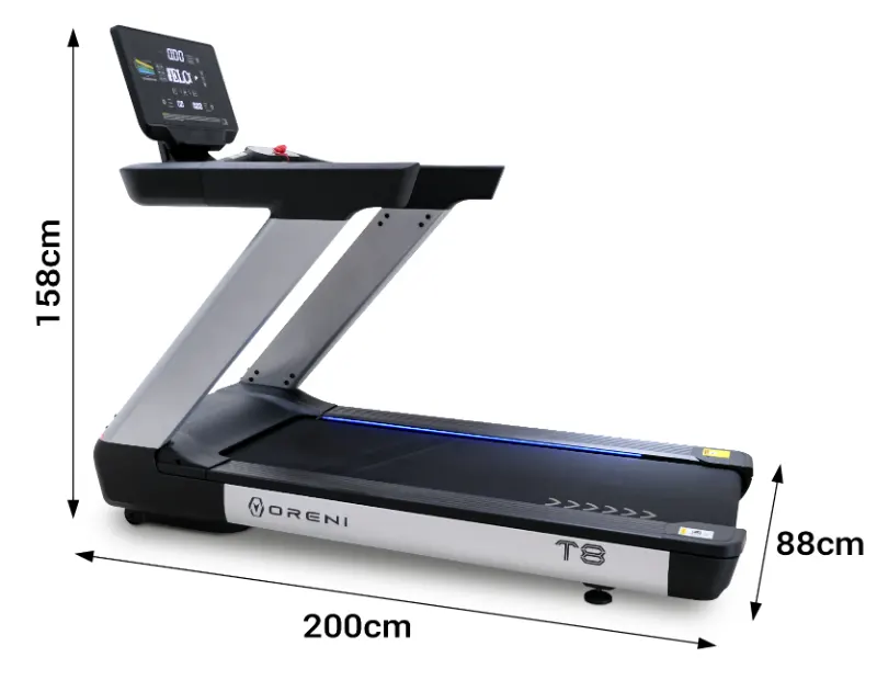 Thông số kỹ thuật của máy chạy bộ Oreni T8