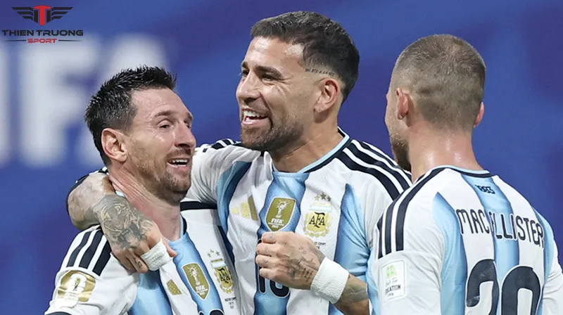 Bảng xếp hạng FIFA World Cup 2026 mới nhất 3 Argentina ăn mừng world cup 2026