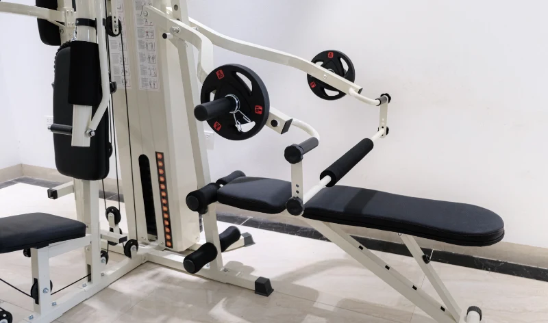 Bộ phận đẩy vai và ghế tập của giàn tạ HQ-909S