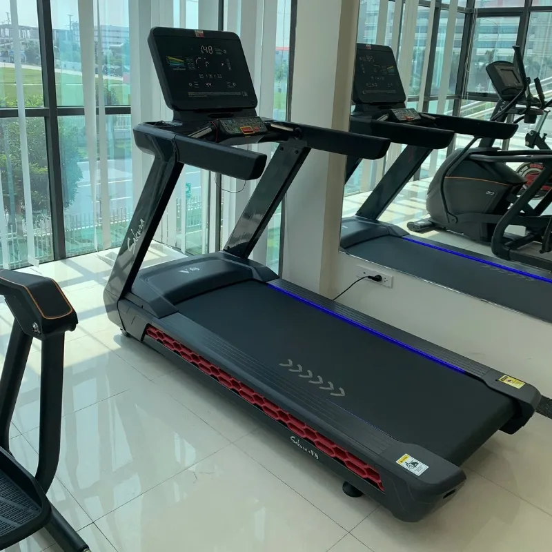 Máy chạy bộ phòng gym với kết cấu chắc khỏe chịu tải lớn