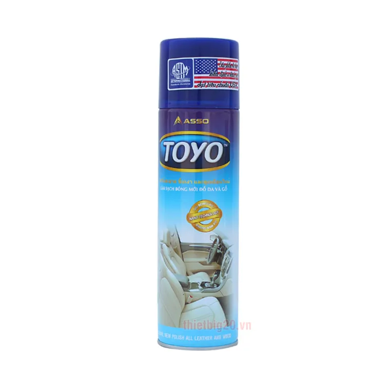 Hướng dẫn bảo dưỡng giàn tạ đa năng tại nhà 2 Chai xịt bóng vệ sinh đồ da Toyo
